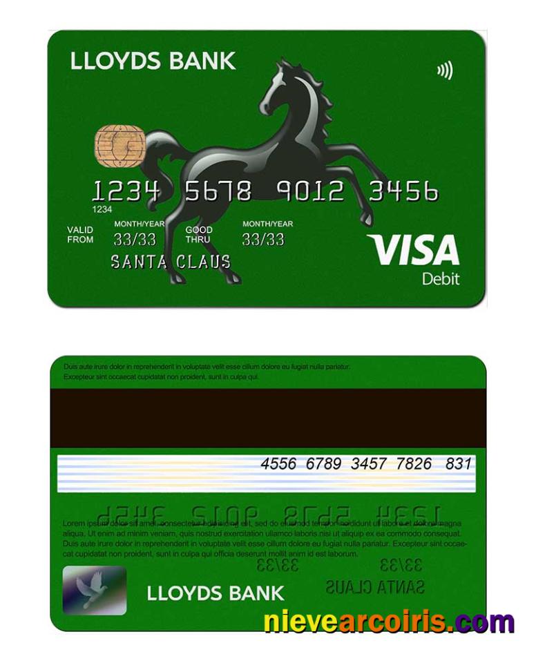 United Kingdom Lloyds credit card 